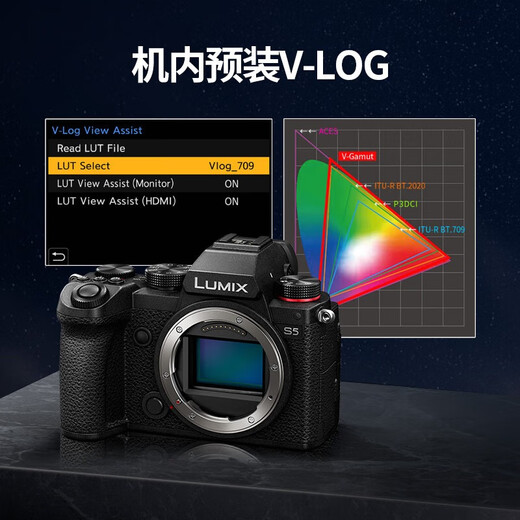 Panasonic Lumix S5 full-frame camera L-mount mirrorless camera mirrorless digital camera 50mm F1.8 white box set