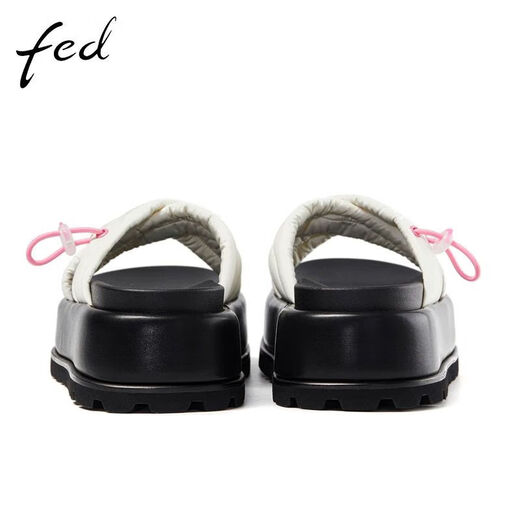 FED one-slip thick-soled sandals for summer new women's shoes simple non-slip sponge cake-soled sandals R0512-YA693