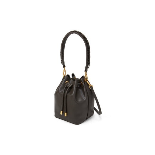 Calvin Klein Kleiner CK modische einfache PU-Bucket-Tasche One-Shoulder Handtasche Kleine Frauen mehrfarbige Senf Tan M Geschenkbox