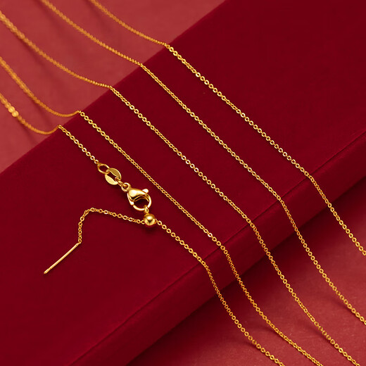 MHFDO old phoenix necklace girls color plated fake chain single chain without pendant twisted necklace 50cm