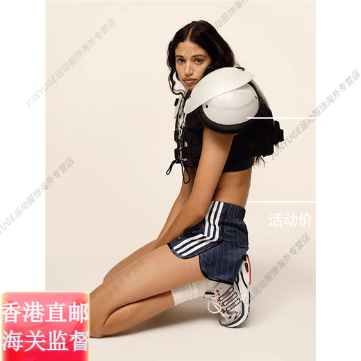 阿迪达斯 （adidas）三叶草SORTYRICH联名运动短袖短裤JI9274JL9275官方旗舰正品 JI9279 短裤 L