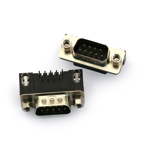 Dafuri DR9 male 9-pin serial port male connector welded plate type RS232 serial port plug connector (5 pcs) default