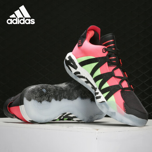 阿迪达斯 （adidas）/当季新款Dame6利拉德6黑白红鸳鸯男篮球鞋EF9875官方旗舰 EF9871 42