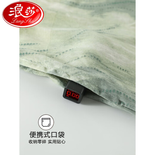 浪莎吊带睡裙女带胸垫夏季薄款纯棉高级感睡衣纯欲少女休闲连衣裙 QM6625 XL 均码