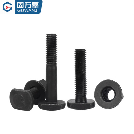 Guwanji 8.8 grade T-bolt set slot with mold plate punch milling machine GB37 screw M8M10M12M14-M30 M8x40 5 sets