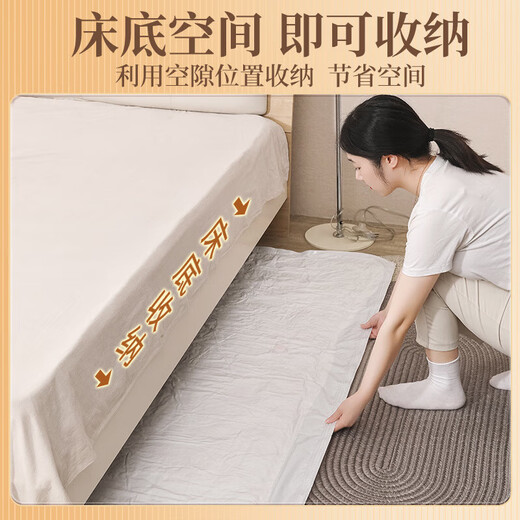 PuLian Latex Mattress Vacuum Compressed Bags for Clothes and Quilts Thick Storage Quilts for Packing and Moving 12 Silk Extra Thick, Moisture and Dustproof/Reusable丨No Pump Large Size Length 130*Width 100cm丶5-Layer Upgrade