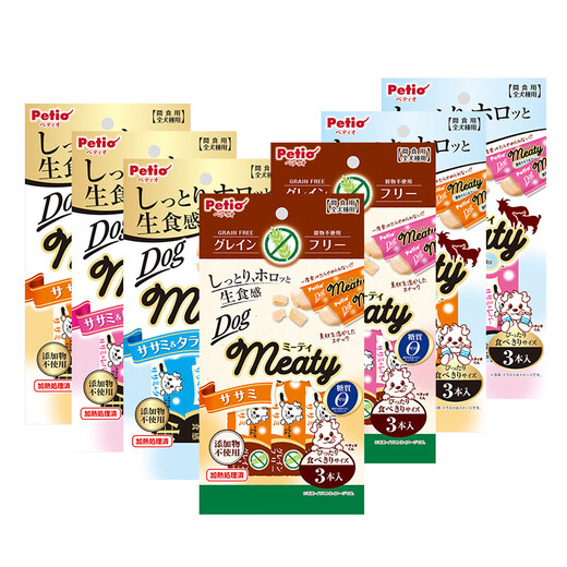Petio Japanisch Petio Pidio Hund Mousse Snacks Hühnchen -Huhnleber -Kabeljau -Hunde Belohnung Snacks Welpe 10 Stück *W13533 Körnige Serie Hühner Mousse