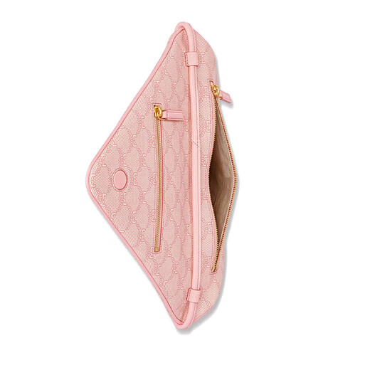 McMlauretos Classic Design Match Classic Triangle en cuir doux Sac crossbody Embrayage Style pour femmes rose MXZESAC06P6001