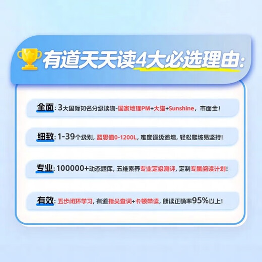 Youdao reads every day a new generation of English graded reading VIP monthly card (lesson package)