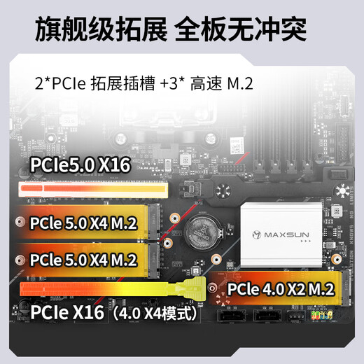 终结者 B850M PRO WIFI主板+AMD 锐龙9 9900X处理器主板CPU套装