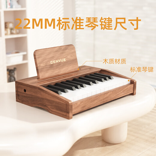CENVUE wooden children's small piano electronic keyboard entry boy and girl baby infant birthday first birthday music toy gift