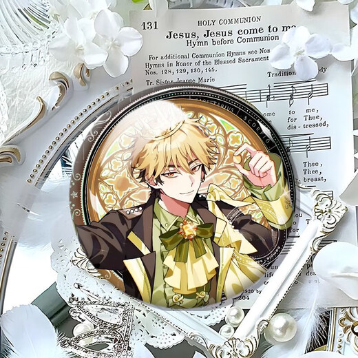 
Time agent vein Liu Xiao’s surrounding stars and brooch material birthday gift N3524 58mm laser broken glass