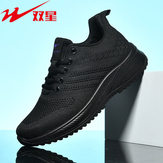 Double Star Bate Flying Mesh Running Sports Women's Shoes para Spring All Seasons Cómoda Trabajo de viaje de ropa ligera transpirable zapatos casuales