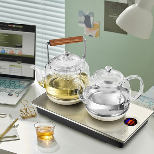 Xingong Xingong (SEKO) automatic double pot with water added at the bottom, electric kettle, electric tea stove, spray type tea kettle, all-in-one