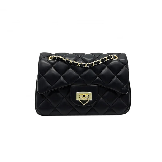 Yuse Kinderbeutel 2025 Spring Trend Mini Bag VERSATILE CORCH CROSSBADEN SABE DIAMAND SCHAFTE Kette 52089 9905-4 Mini Black (Herzschloss)