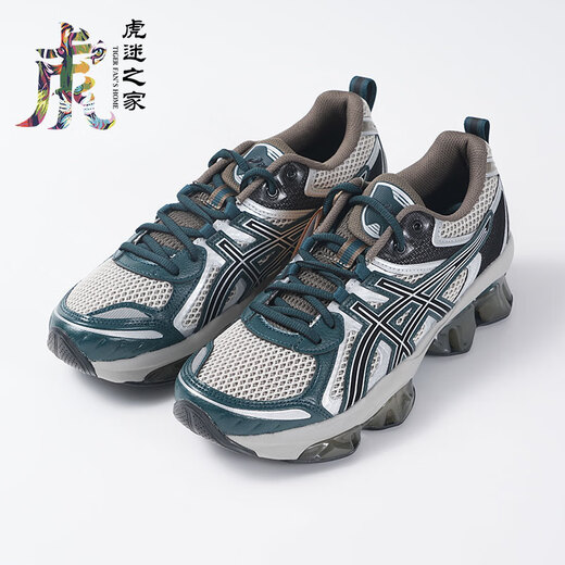 Onitsuka TigerASICS亚瑟士 GEL-Quantum Kinetic缓震复古跑鞋1203A270-254 白灰绿 40.5