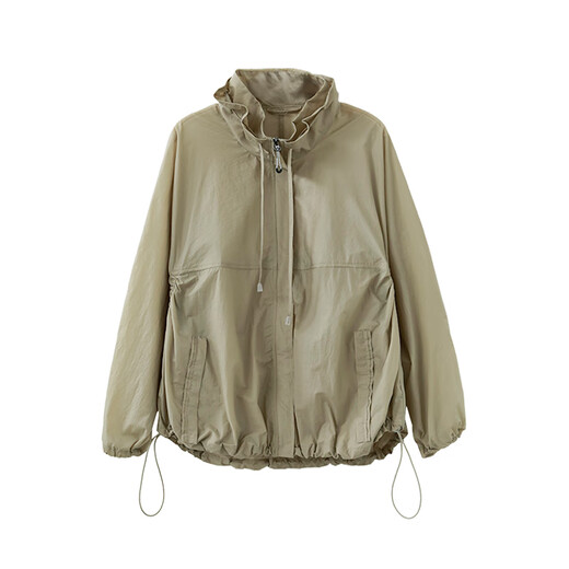 Malin Sommer Outdoor Sonnenschutz und UV -Schutz UPF50+ Literary Casual Slimming Sun Protection Hemd Strickjacke Licht Olive S