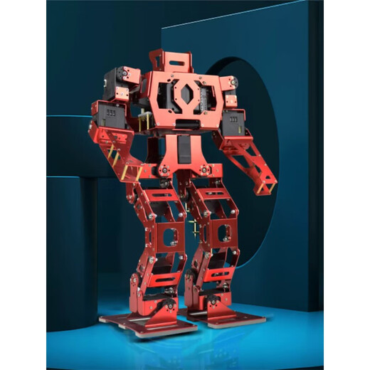 Zhizhou Programmierbares bipedales Humanoid -Roboter -Jugendbildungsausbildung Fernkontrollwettbewerb Somatosensory Bionic Fighting Roboter Blue Entry Version (Fernbedienung des Handels) (Bewertungsbilder, um einen Lautsprecher pro Person zu senden