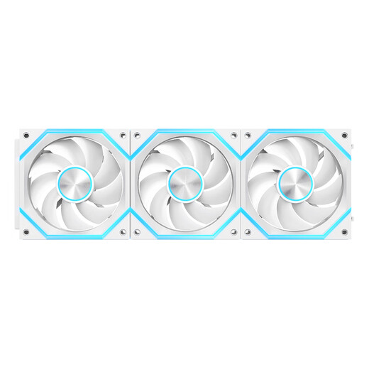 AMD eSports host DIY trendy personalized custom desktop computer assembly machine ARGB Shenguang synchronous fan ARGB interstellar building block fan*3 white