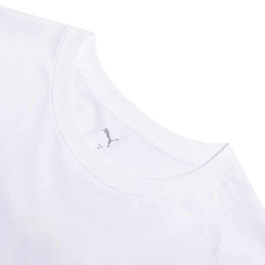 PUMA men's sports short-sleeved spring new breathable fashion trend printed logo outdoor round 634201-02 M