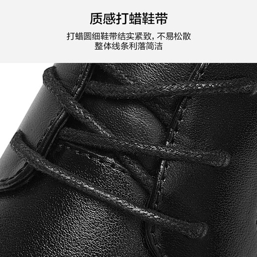 Hailan House HLA leather shoes men's first layer cowhide shoes autumn and winter men's formal business casual shoes men's T192 black 40
