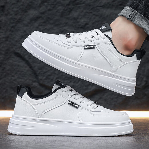 
Yijing 2025 new spring white shoes for men's breathable shoes for men Korean style students' versatile sports and casual shoes for white gray 16813 selected models 39 standard code
