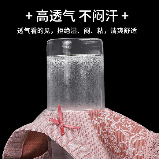 
Women's underwear Summer ultra-thin underwear Women's mid-waist briefs Women's markless breathable girls' safety pants A-type antibacterial Sexy lace 848# high elasticity (random color) 1 XL code (recommended: 120-150Jin [Jin equals 0.5 kg]) Antibacterial file