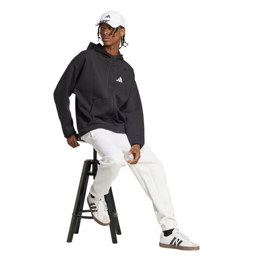 Adidas Men's Sports Style Series M FI SL FZ Knitted Jacket JI8768 Black L