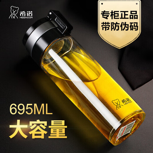 Heenoor Glass Cup Однослойный сгущенный фильтр чайная чашка для мужчин и женщин.