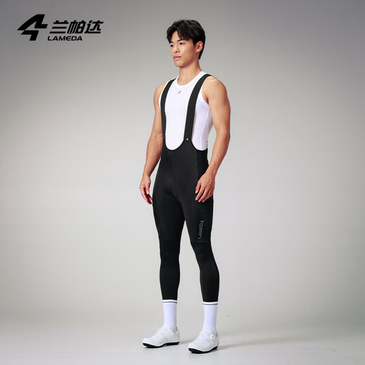 Lampada Arrow Feather 20 Double Arrow Cushion Cycling Shorts Bib Pants Men's Trousers Summer Road Cycling Jersey Black Bib Trousers - Double Arrow Cushion + Side Pocket L