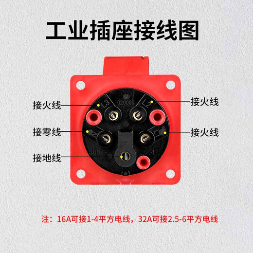 德力西工业插头插座连接器三相电380V大功率3芯5芯防水航空插头 DEP2-12532A5芯415V工业用22