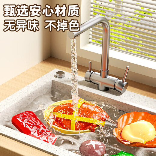 
Xidici Children's House Playing Toys Hot Pot Spray Simulation Kitchen Girl Choke Le Baby Cooking Gifts for 3-6 Years