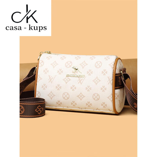 Casa-Kupsck Brand comptoir authentique en cuir sac pour femmes 2025 New Boston Pillow Bag à la mode Sac à bandoulière à une épaule
