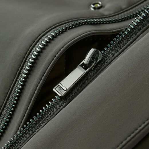 Shanshan Men's Cotton Short Autumn and Winter Hooded Warm Wool Lined Solid Color Business Daily Commuting Top Jacket