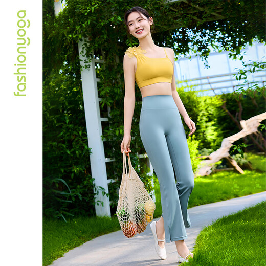 Fan Sheng Yoga Pantalon de yoga de fitness sportif nude mince avec un pantalon de yoga slim et mince à 8 points FC15781W Yun Chenlan M