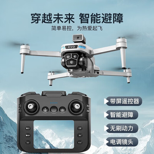 DJI ELF UAV mit Bildschirm HD-Fernbedienungsflugzeug 8K Fernbedienung Extra Long Hindernis Vermeiden Sie die Rückkehr 10 automatische GPS-Kilometer von Reichweite, extreme Pferdestärke (umfassende Hindernisvermeidung) 8K-Drei-Kamera-Luftfotografie (Doppelbatterie), das hochwertige Zubehörpaket + Ladungskabel + Garantie-Garantie + Garantie-Garantie-Garantie-Garantie-Garantie-Garantie-Garantie erhielt.