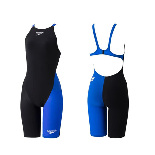 速比涛Speedo女子竞技泳衣WA认证款 露背齐膝泳衣SCW12101F 带fina标 K S