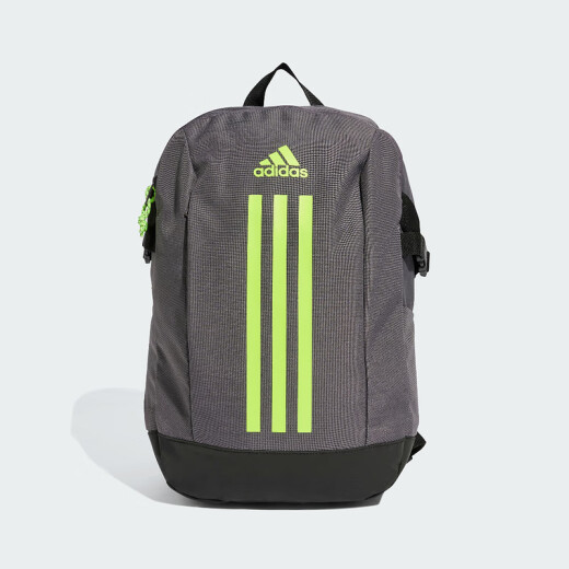 阿迪达斯 （adidas）双肩包可调节大容量运动包学生书包电脑包背包 JC6187/岩层灰/亮柠檬黄 20-35升