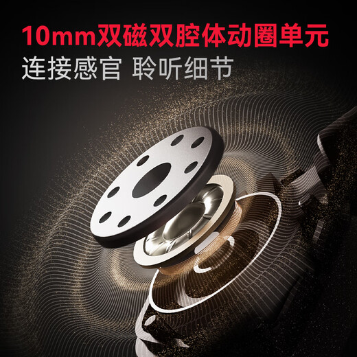 Ride (Edifier) HECATE JINQING IN-EAR HIFI CLASSE CLASSE CÉCHEUR AFFECTION MUSIQUE MUSIQUE SIGE 3,5 mm Computer E-Sports FPS FPS-Eargeau de poulet Delta Eorbuds Black