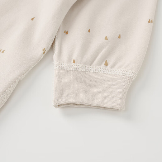 Tongtai (Tongtai) Baby Oseie Spring and Autumn Cotton Algodón Pure Men and Women Ropa de bebé Haggard Ropa arrastrándose de la ropa para niños Color de albaricoque 90 cm