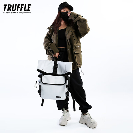 Sac à dos japonais à la mode à la truffe pour hommes, élèves de grande capacité du secondaire, étudiants ,bag, sac à dos, sac à dos de voyage informatique pour femmes, FG-Light Luxury Black + MA