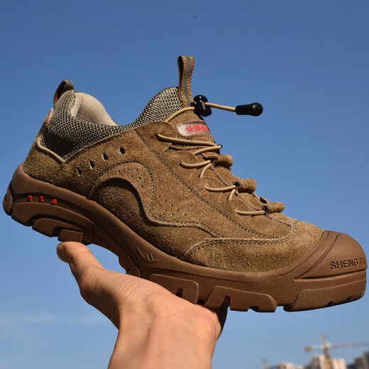 Zapatos de protección de mano de obra de plástico de Gu Wenlun para hombres en zapatos de seguridad resistentes al desgaste anti-escalecimiento de verano, anti-shesshing, antipunteo y de plástico para el desgaste de plástico para cuatro temporadas aislamiento 6k 878 Negro transpirable 41 41