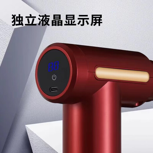 筏芯德国品质级按摩器仪筋膜枪电动静音肌肉放松迷你肌颈膜抢男女 墨绿色送收纳盒13800转动力+TYPE