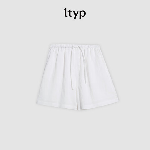 
Original travel products ltyp imported from France 100% linen literary shorts white loose drawstring casual shorts for women Crescent white (expected to ship in 10-15 days) M