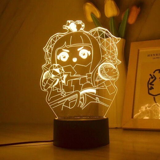 Qichun new egg zi party peripheral atmosphere lights Baker styling colorful night lights to give children birthday gifts 3899-2 Baker crack remote control 16 color gift box packaging