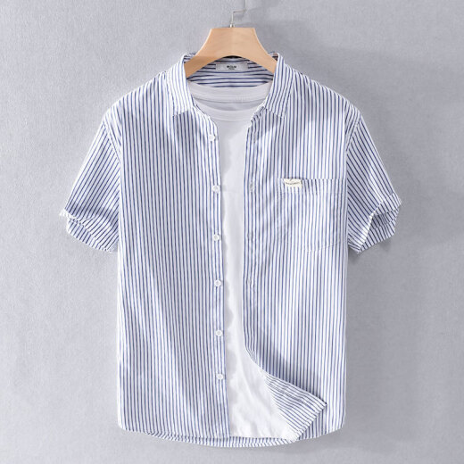 Camiseta de manga corta de manga corta de manga de mangas de hombres Romon Romon ROMON ROMON