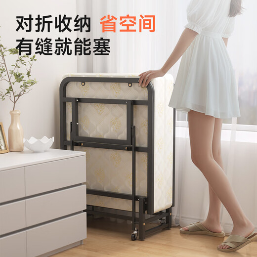 稳纳折叠床单人办公室午休床家用简易月嫂加厚海绵床酒店午睡陪护神器