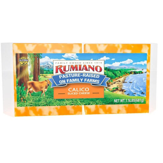 Sam supermercado compra estadounidense Rumiano Colby Cheddar Queso Slices 681G Refrigerado [JD.com Entrega] Colby Cheddar Cheese Slices 681G