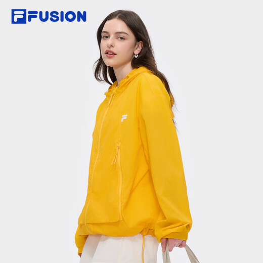 
FILA FUSION Men and Women's Same Model Fila Sunscreen Clothes 2025 Summer Couple Solid Color Thin Jacket