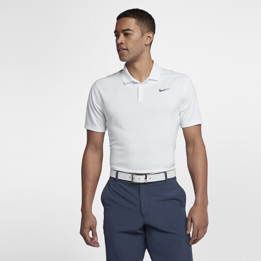 耐克（NIKE）/高尔夫polo老虎伍兹服装黑色短袖t恤男子golf速干运动官方旗舰 CU9793-100 M